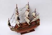 Коллекционная модель парусника Soleil Royal, размер 46х15х45 см, Франция