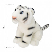 Мягкая игрушка Белый тигр, 20 см