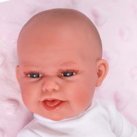 Кукла-младенец Фатима на розовом одеяльце, 33 см