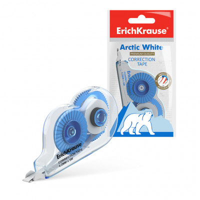 Корректирующая лента ErichKrause® Arctic white, 4.2мм х 5м (в пакете по 1 шт.)