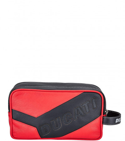 Мужская косметичка для туалетных принадлежностей DUCATI CORSE LEATHER
