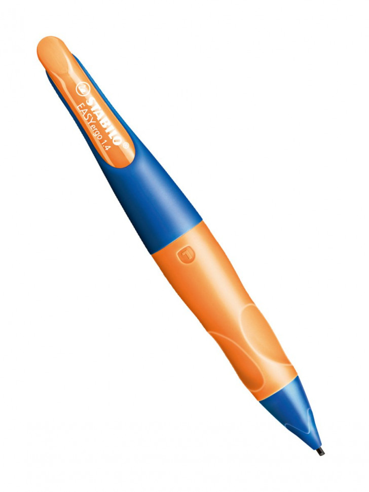 Карандаш механический Stabilo Easyergo 1.4 для левшей, корпус оранжево-синий