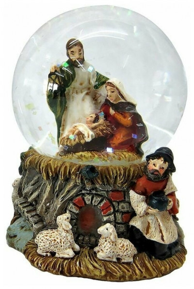 Снежный шар Святое семейство-пастушки