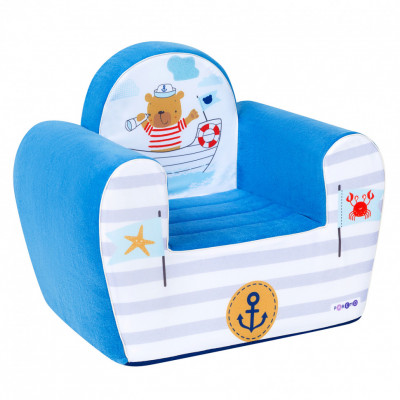 Бескаркасное (мягкое) детское кресло серии "Экшен", Мореплаватель, ...
