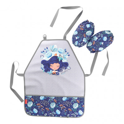 Фартук с нарукавниками ErichKrause® Bluecurl