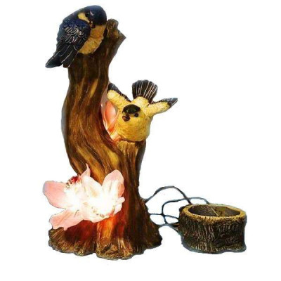 Светильник садовый Птицы у цветка