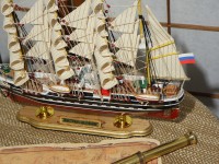 Деревянная модель парусника "Крузештерн"