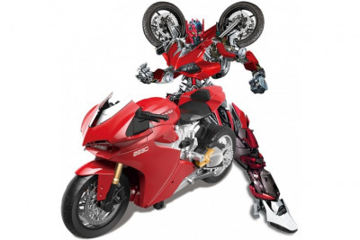 Робот трансформер Мотоцикл Duccati на пульте управления (со светом и звуком)