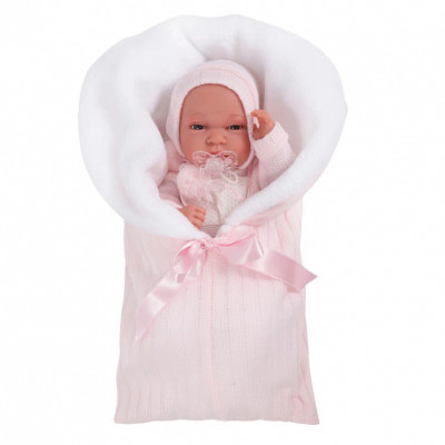 Кукла-младенец Эльза в розовом, 33 см