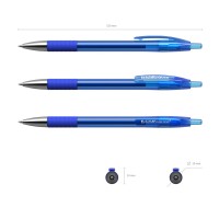 Ручка гелевая автоматическая ErichKrause® R-301 Original Gel Matic&Grip 0.5, цвет чернил синий (в коробке по 12 шт.)