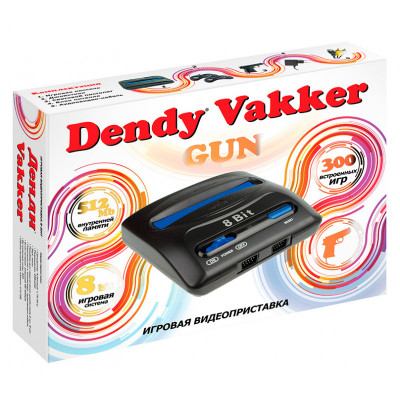 Dendy Vakker 300 игр + световой пистолет