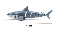 Радиоуправляемый робот акула на пульте управления (плавает по поверхности)
