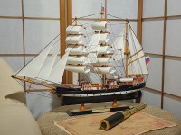 Деревянная модель парусника "Паллада"