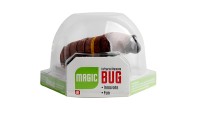 Интерактивная игрушка гусеница бежевая