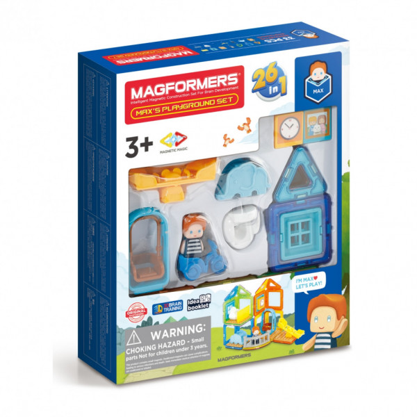 Магнитный конструктор MAGFORMERS Max's Playground Set 33 дет. 705008