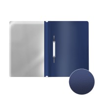 Папка-скоросшиватель пластиковая ErichKrause® Fizzy Classic, A4, синий (в пакете по 20 шт.)