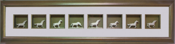 Картина по фен-шуй Фигурки лошадей