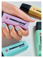 Stabilo Boss Original Pastel набор маркеров-текстовыделителей 8 цветов, в пластиковом футляре