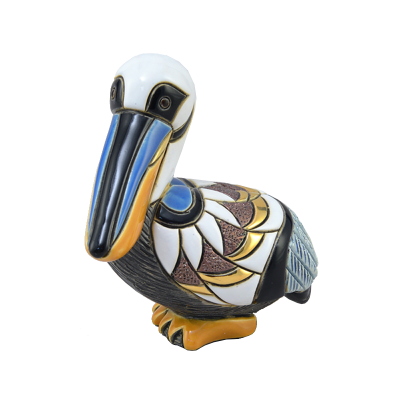 Статуэтка керамическая Пеликан белый