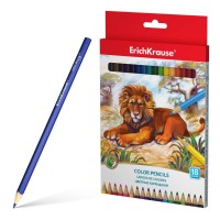 Цветные карандаши трехгранные ErichKrause® 18 цветов