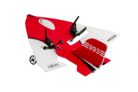 Радиоуправляемый самолет (Мини планер) Mini Glider RTF 2.4G, цвет красный