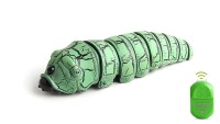Интерактивная игрушка гусеница на батарейках зеленая