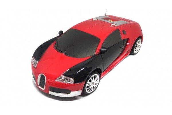 Машинка на дрифте Bugatti Veyron на пульте управления, полноприводная HuangBo Toys 666-227-RED