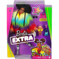Барби Экстра - Кукла в радужном пальто