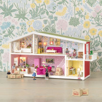 Кукольный домик "Классический", с розетками для освещения, для кукол 12 см