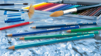 Набор акварельных цветных карандашей Stabiloaquacolor 12 цветов, картонный футляр
