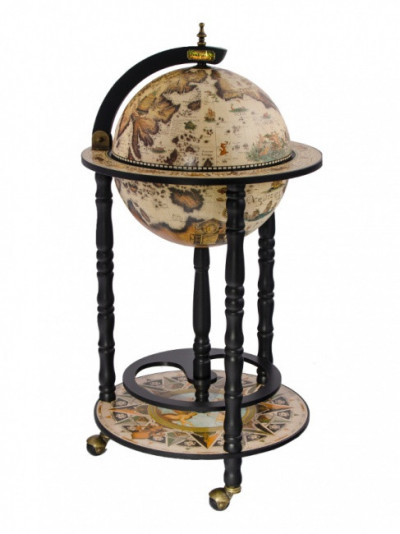 Глобус-бар напольный диаметр 33 см, высота 86 см, Ptolemaeus