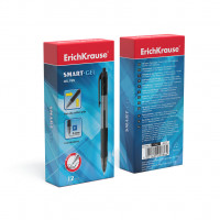 Ручка гелевая автоматическая ErichKrause® Smart-Gel, цвет чернил черный (в коробке по 12 шт.)