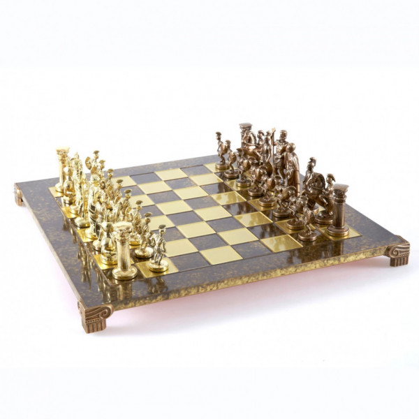 Шахматы эксклюзивные Греко-Романский Период, размер 28x28x2 см, высота фигурок 5.4 см