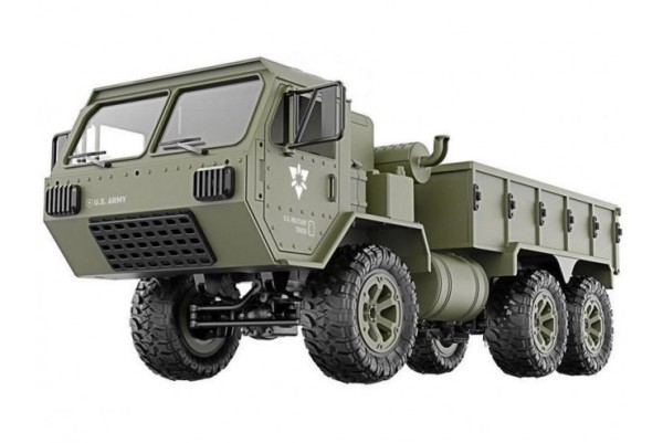 Радиоуправляемая машина американский военный грузовик 6WD RTR масштаб 1:16 2.4G Feiyue FY004A