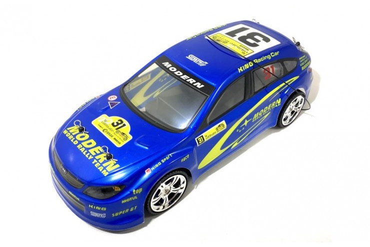 Радиоуправляемый автомобиль для дрифта Subaru Impreza 828-1-голубой WRC GT1:14