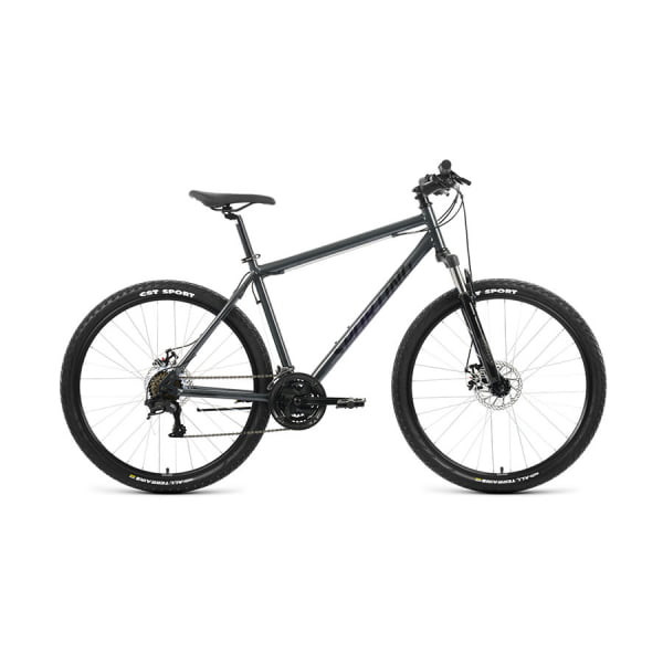 Хардтейл велосипед 27,5" Forward Sporting 27,5 2.2 D темно-серый/черный 2022 г