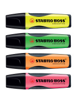 Набор текстовыделителей Stabilo Boss Executive 4 цветная упаковка блистер