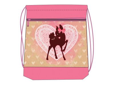 Мешок-рюкзак для обуви Belmil "LITTLE DEER" с вентиляционной сеткой...