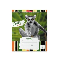 Тетрадь школьная ученическая ErichKrause® Lemur Style, 18 листов, линейка (в плёнке по 10 шт.)