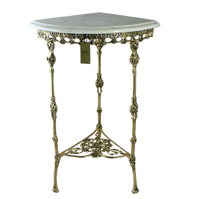 Столик угловой, золото