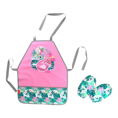 Фартук с нарукавниками ErichKrause® Rose Flamingo