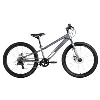 Горный хардтейл велосипед 24" Forward SPIKE D AL серый/серебристый 2023г