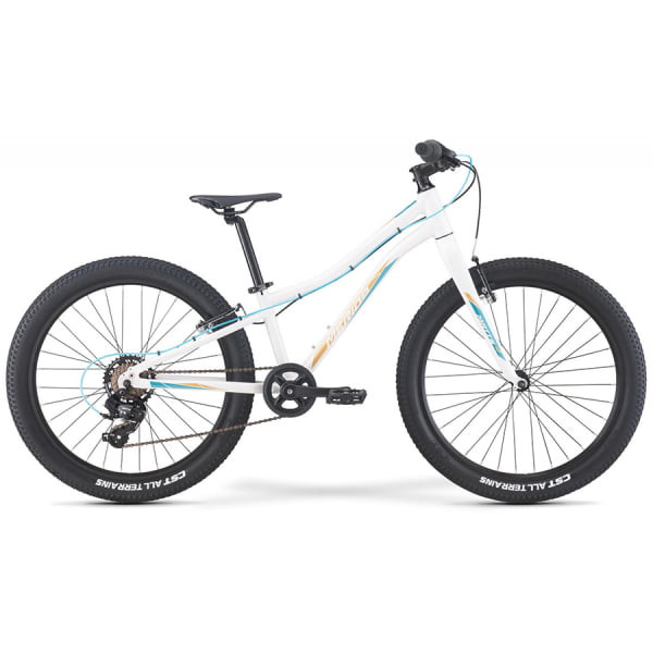 Горный велосипед Merida Matts J.24+ ECO GlossyWhite/Teal/Gold 2022 OneSize(4680109732260)