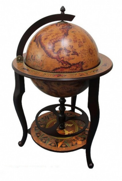 Глобус-бар напольный диаметр сферы 45 см, высота 96 см Ptolemaeus