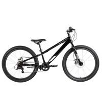 Горный хардтейл велосипед 24" Forward SPIKE D AL черный/серебристый 2023 г