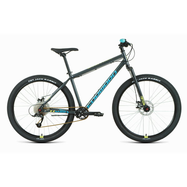 Хардтейл велосипед 27,5" Forward Sporting 27,5 X D темно-серый/зеленый 2022 г