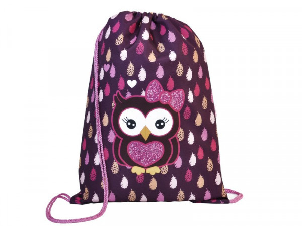 Мешок-рюкзак для обуви Belmil "MIA, THE OWL" с вентиляционной сеткой, размеры 35х43 см